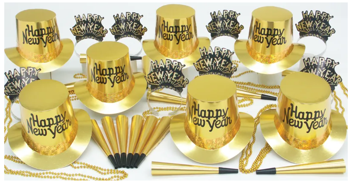 Gold Regal Party Kit for 10 People