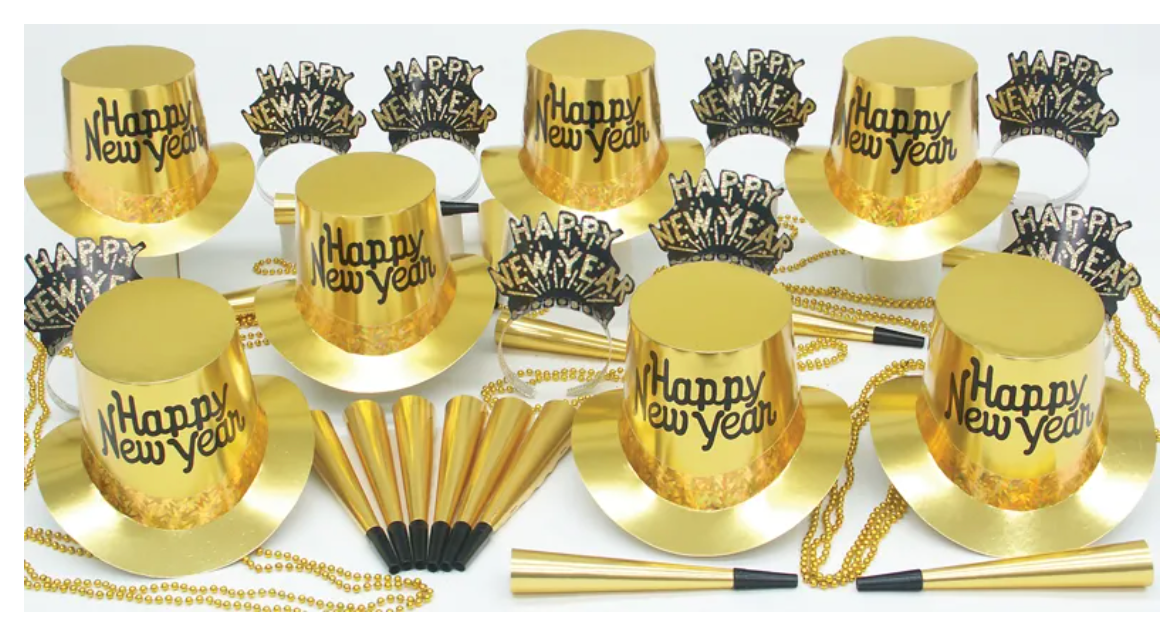 Gold Regal Party Kit for 50 People