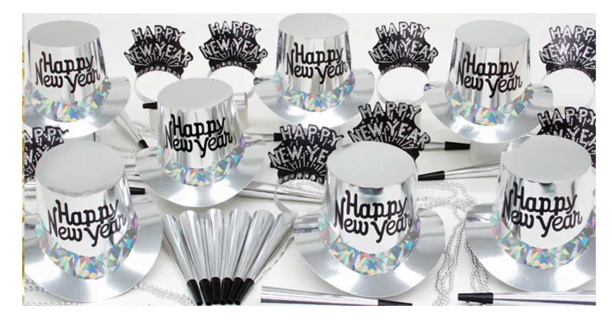 Silver Regal Party Kit for 25 People