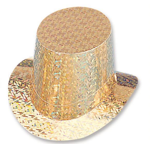 Gold Prismatic Top Hat 1ct