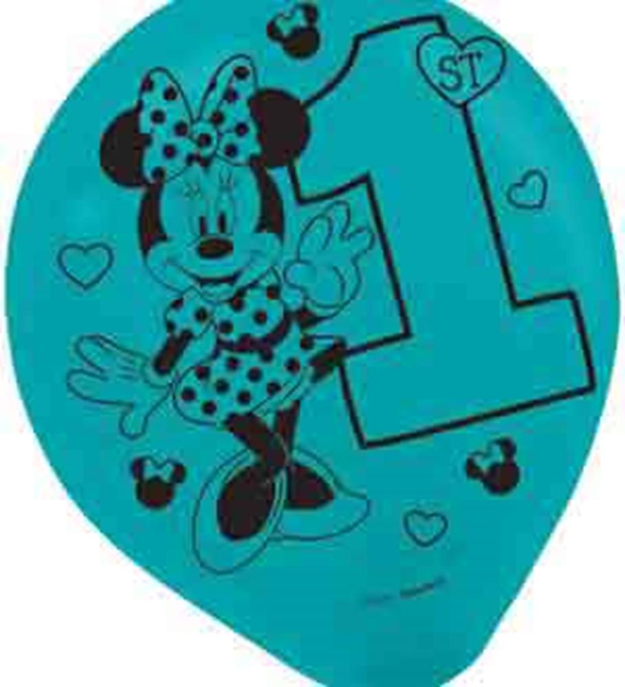 Minnie Fun To Be One Balloon Latex 15ct