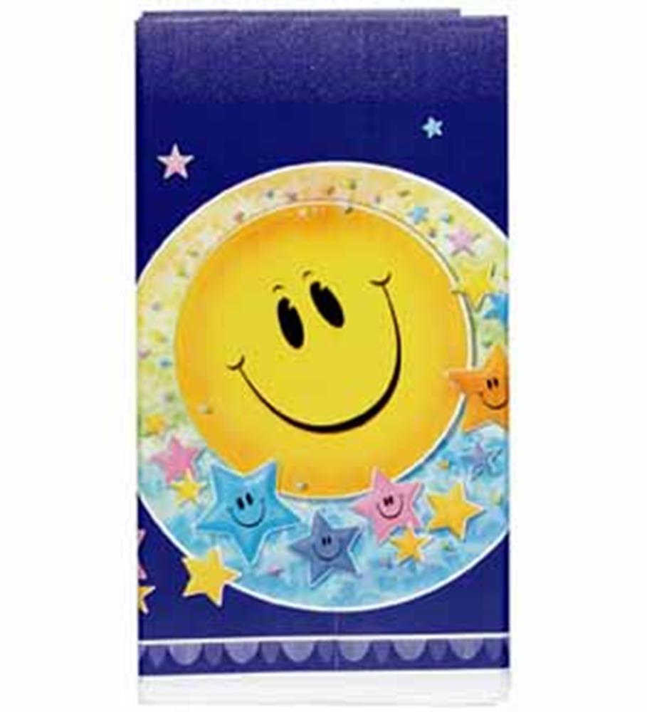 Mantel de estrellas sonrientes