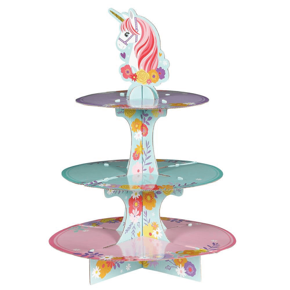 Soporte de pastel de unicornio mágico