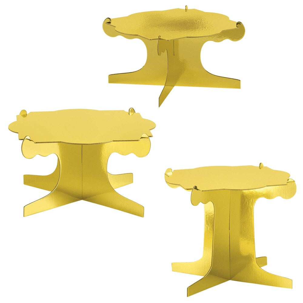 Elevador de cartón de lámina de oro 3ct