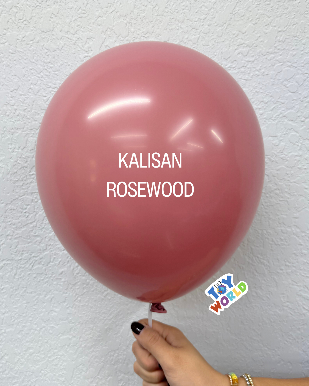 Globos de látex de palisandro retro Kalisan de 5 pulgadas, 100 unidades