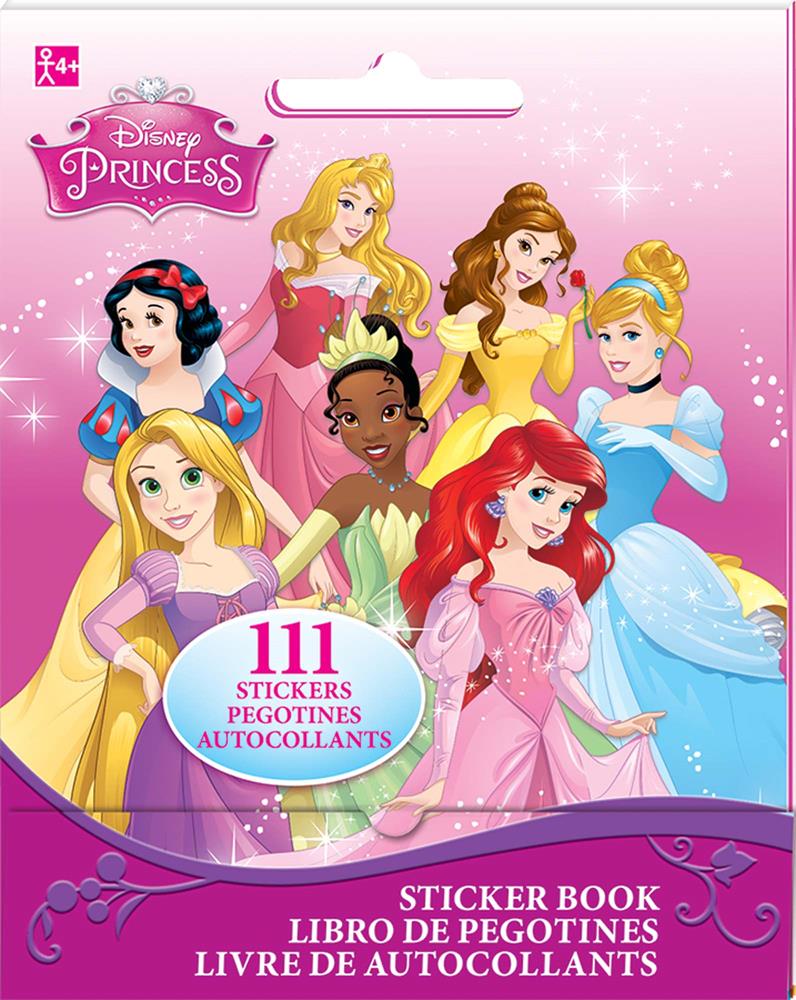 Libro de pegatinas de princesas Disney