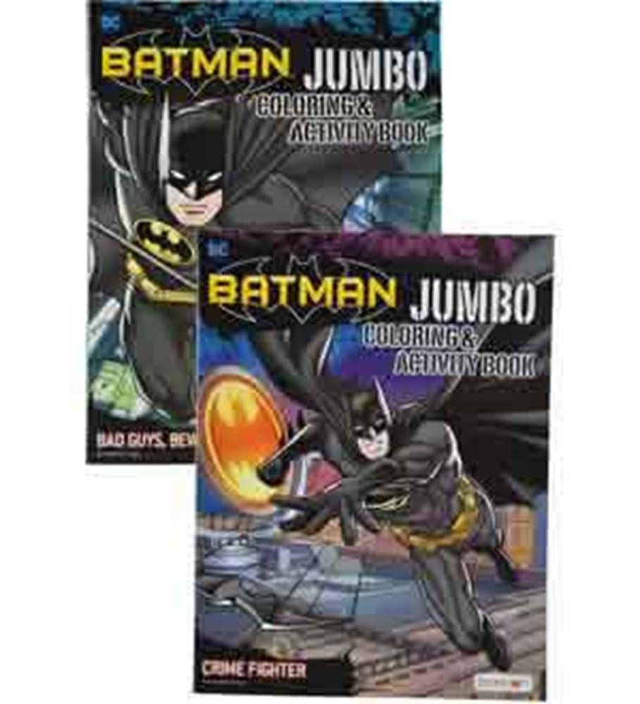 Batman Jumbo Coloring Activity Book 96pg – Toy World Inc