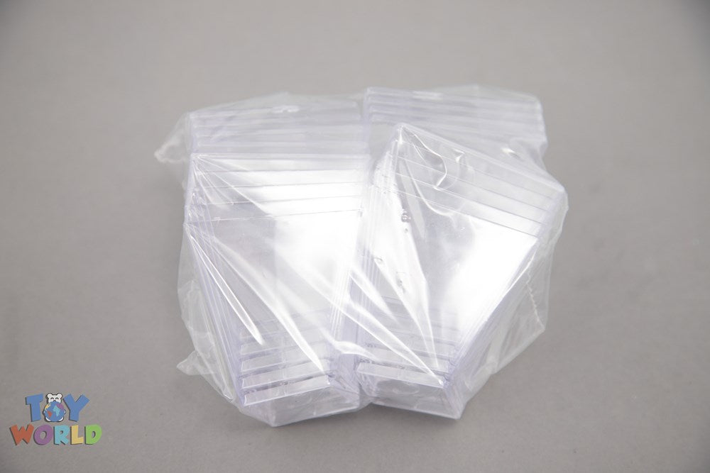 Clear small plastic dessert cup with matching clear lid, square shape with rounded edges, compact size.