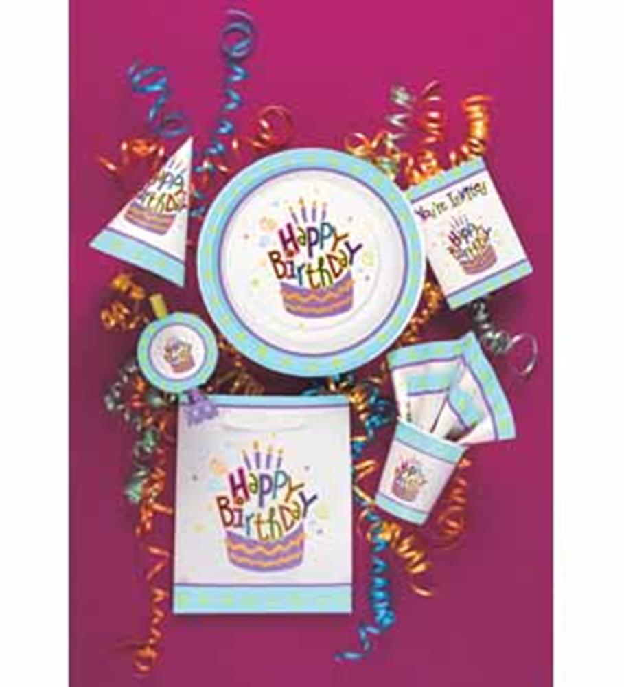 Birthday Treat Plate (S) 8ct