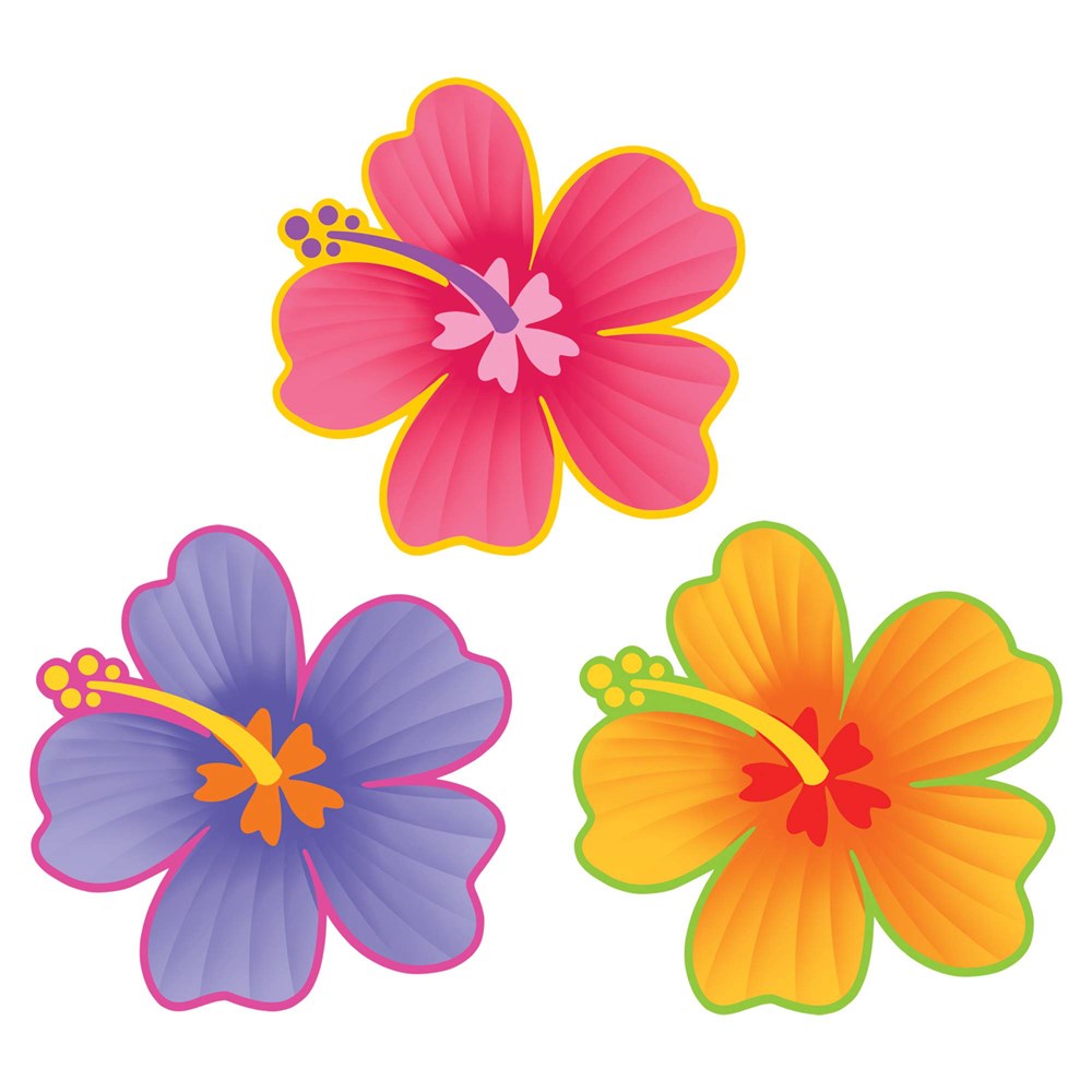 Hibiscus Flower Cutout 1ct
