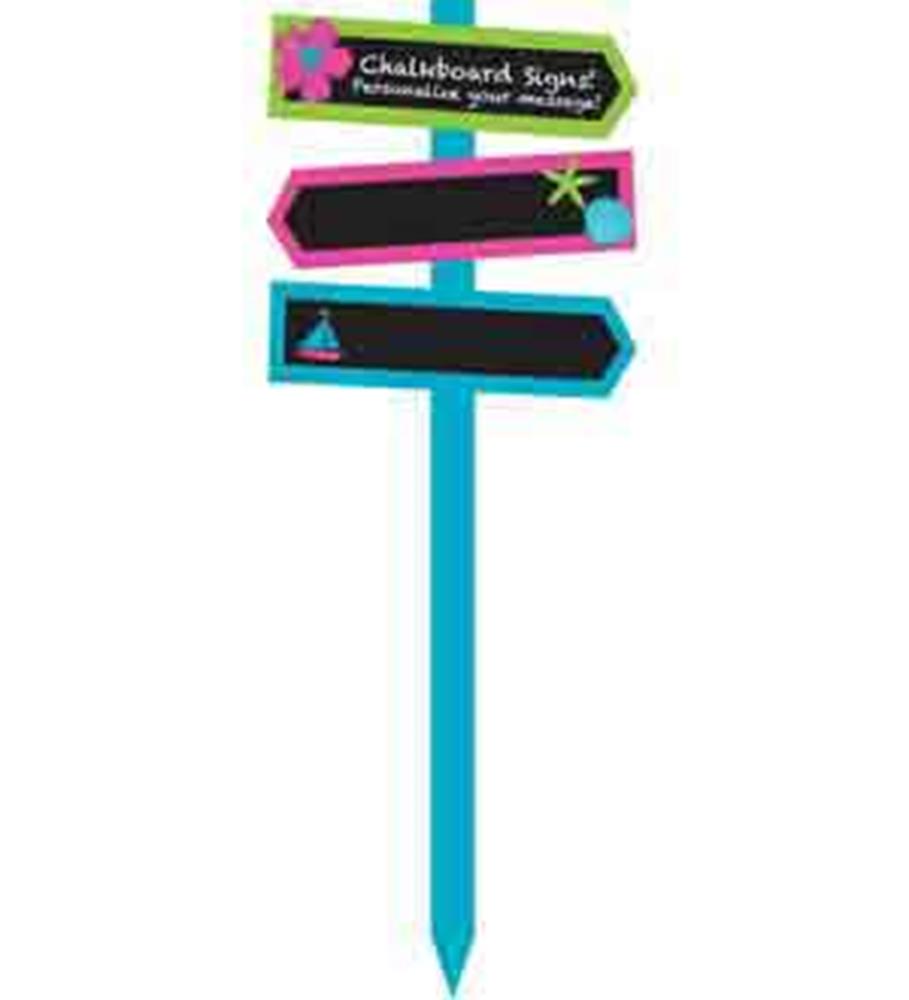 Chalkboard Yard Stake 28x10