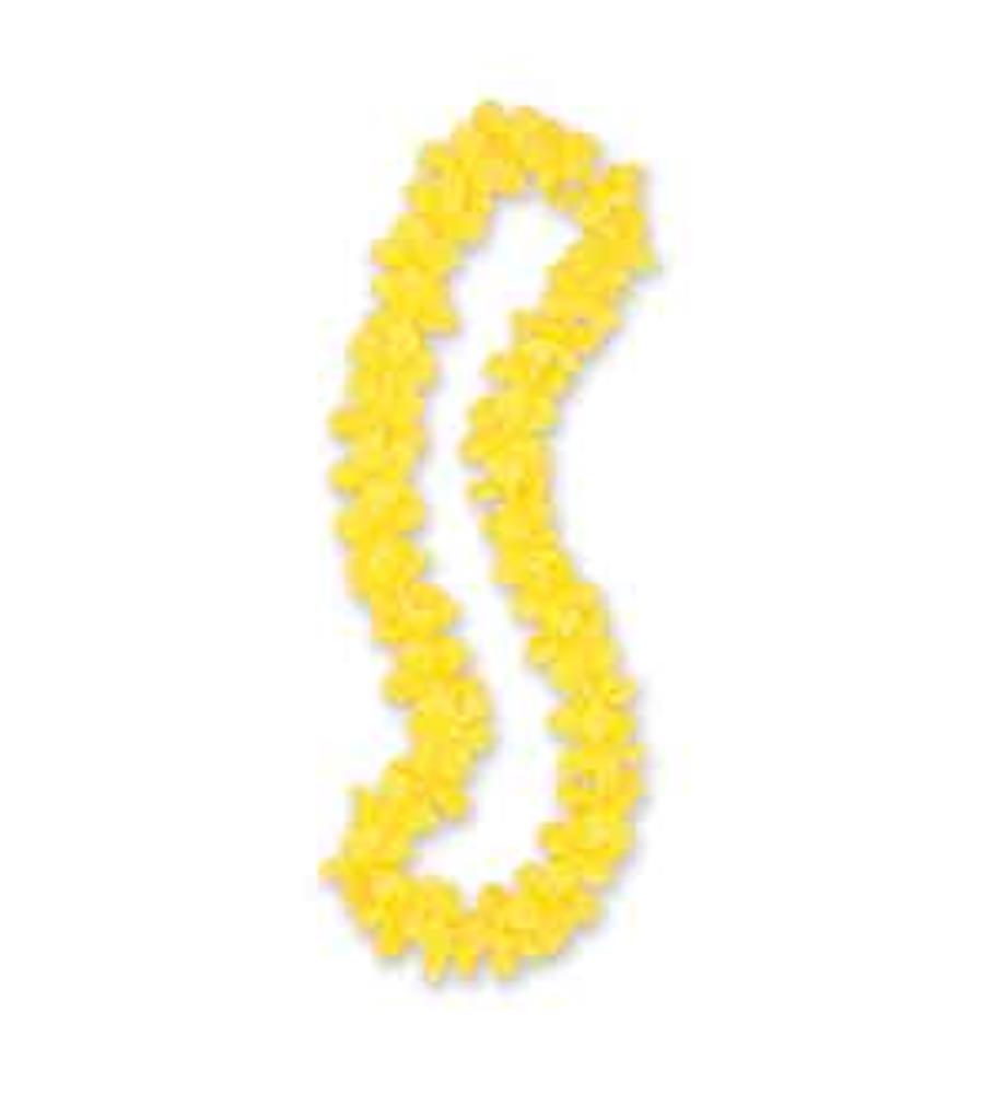 Flower Lei 40inYellow