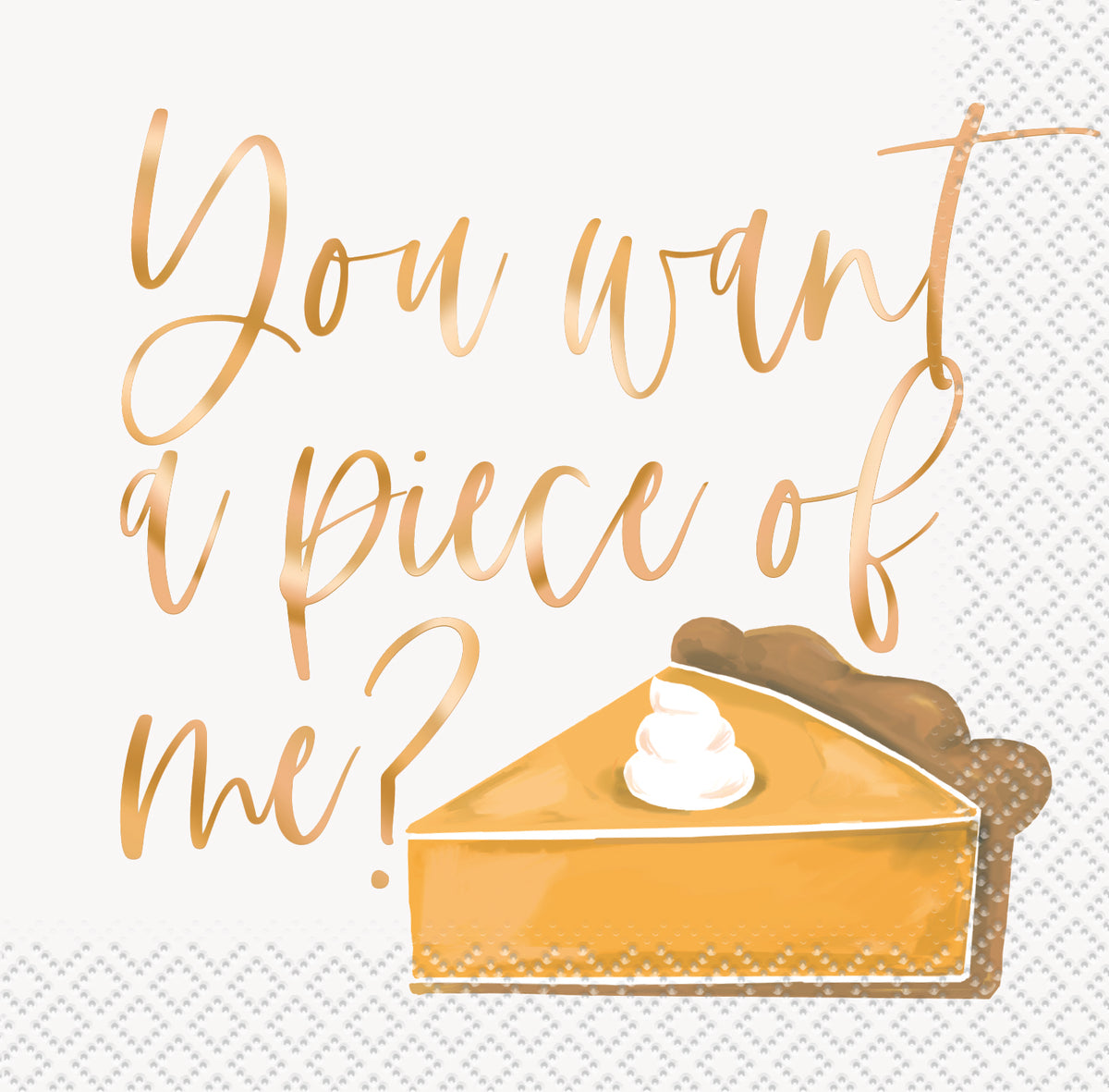20 Modern Thanksgving Pmp Pie Napkin (S)-Fs