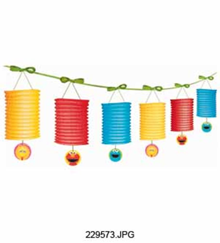 Sesame 1 St Paper Lantern Garland 12ft