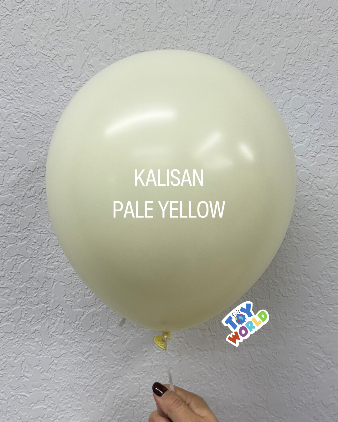 Globos de látex amarillo pálido Kalisan Macaron de 5 pulgadas, 100 unidades