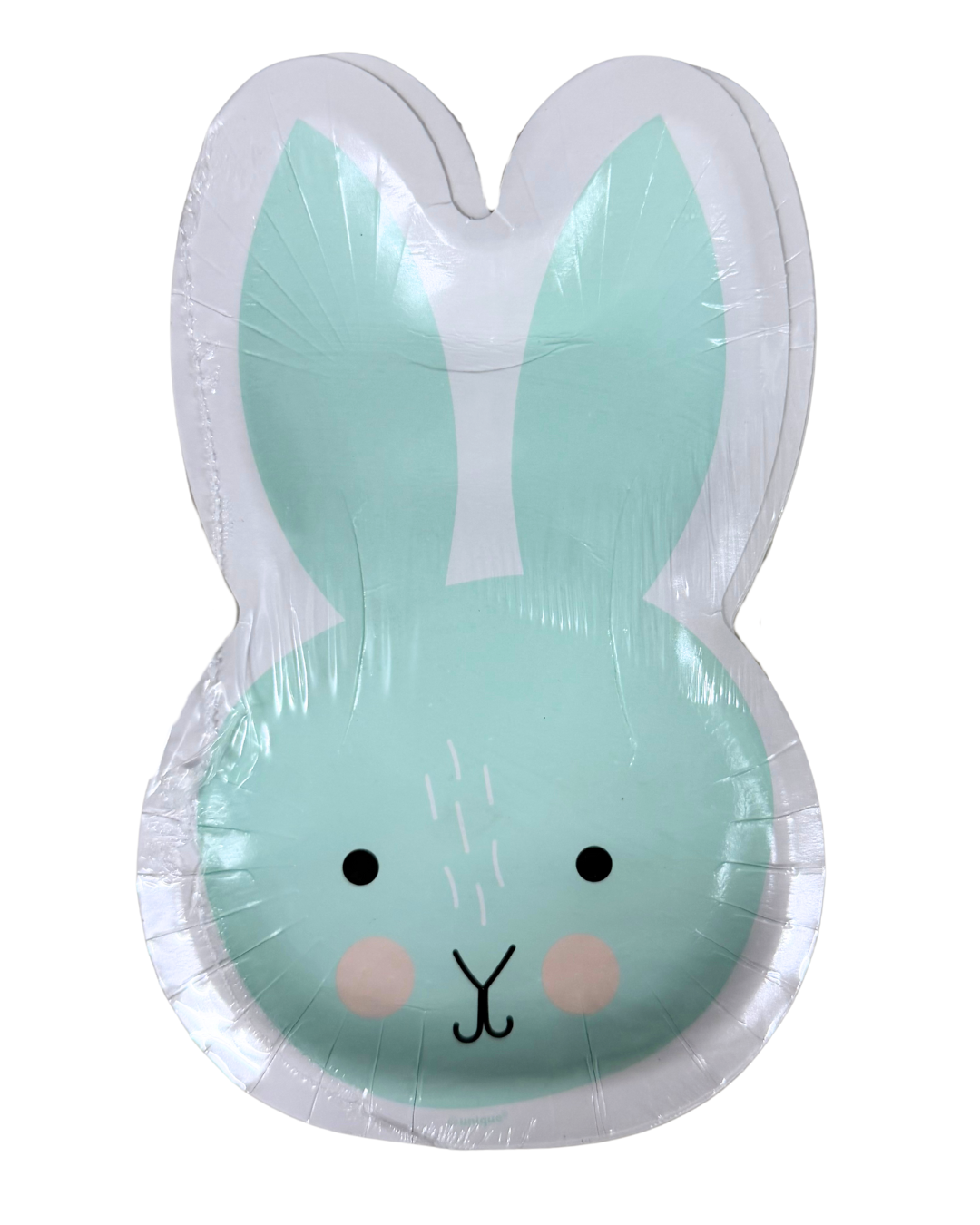 Playful Easter Bunny Shaped Shaped Plates