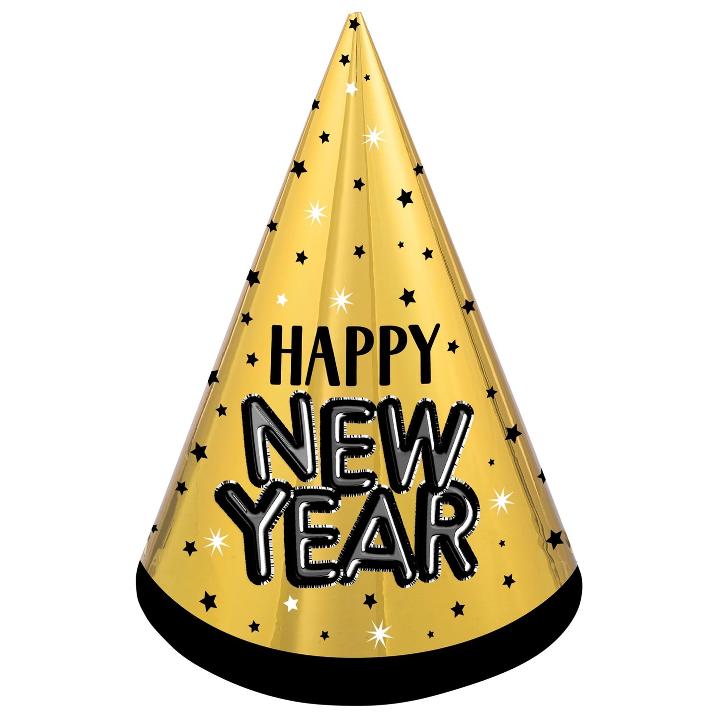 Happy New Year Cone Hat 1ct