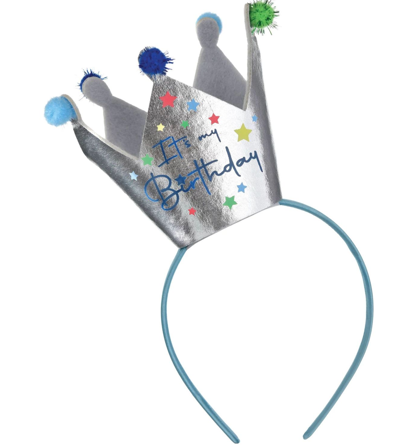 Modern Birthday Crown Headband 1ct