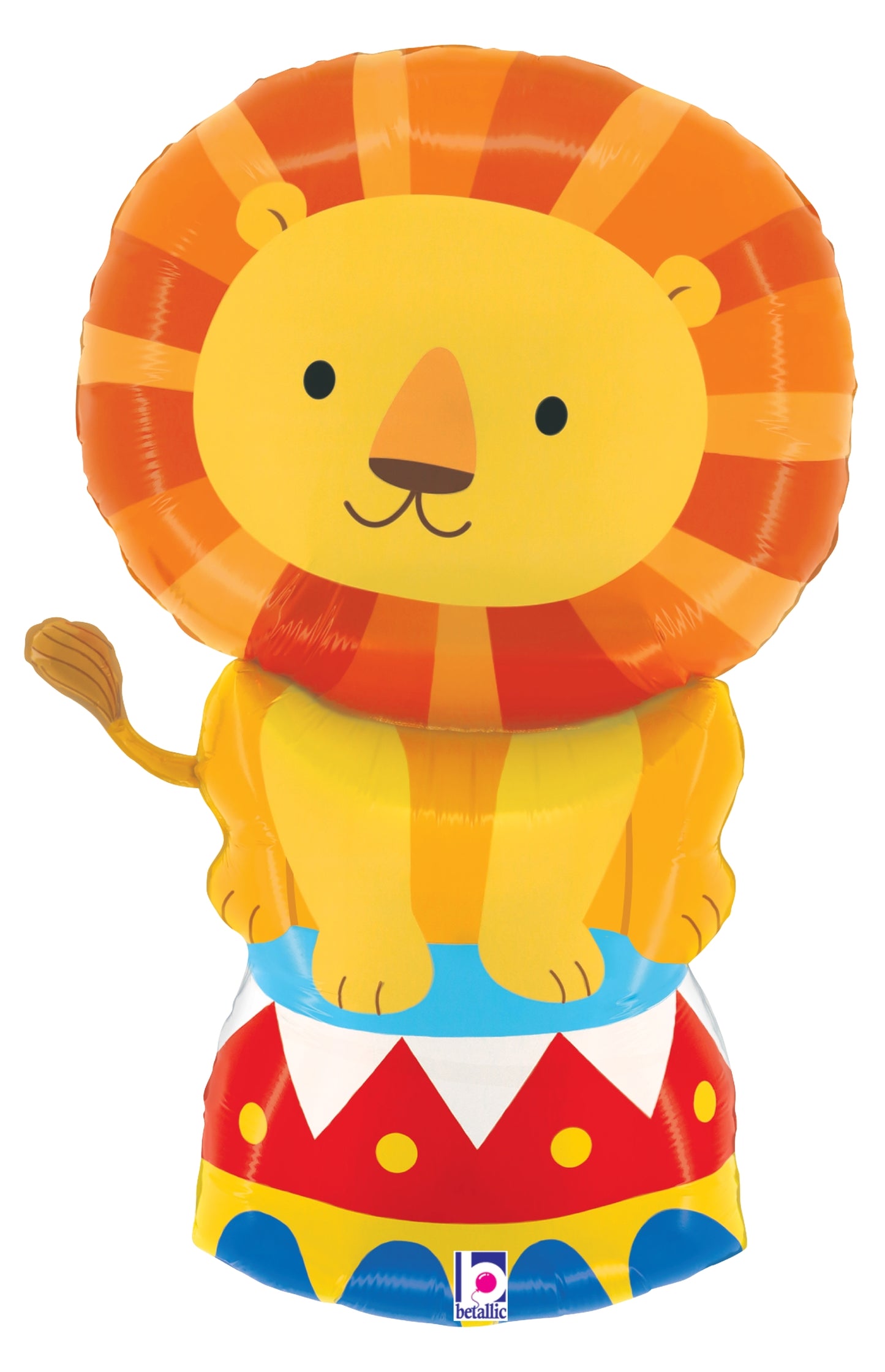 Betallic Circus Lion 29 inch Foil Balloon 1ct