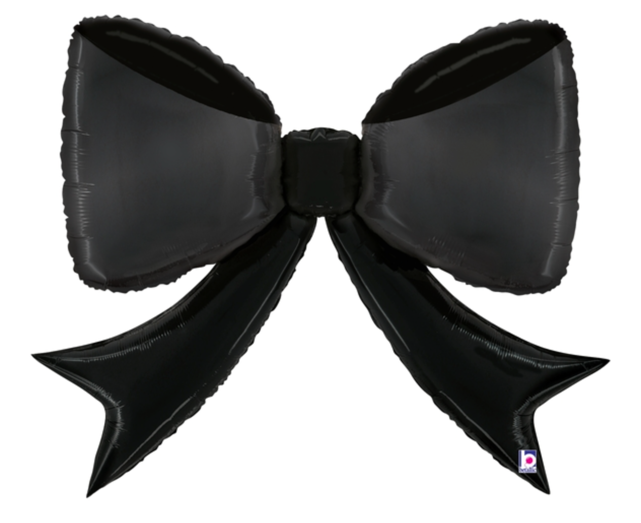 Betallic Black Bow 41 inch Foil Shape Packaged 1ct