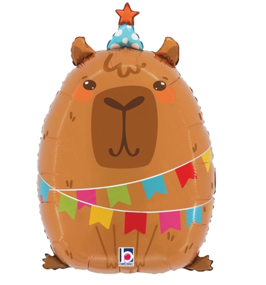 Betallic Party Capybara 23 inch Foil Shape Packaged 1ct