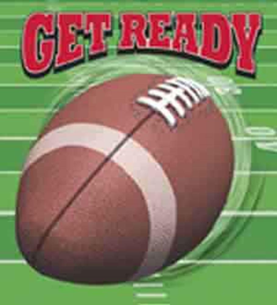 Invitaciones en espiral de fútbol 8ct