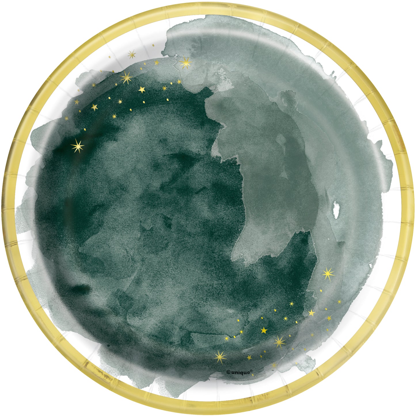 Modern Christmas 7 inch Plate 10ct