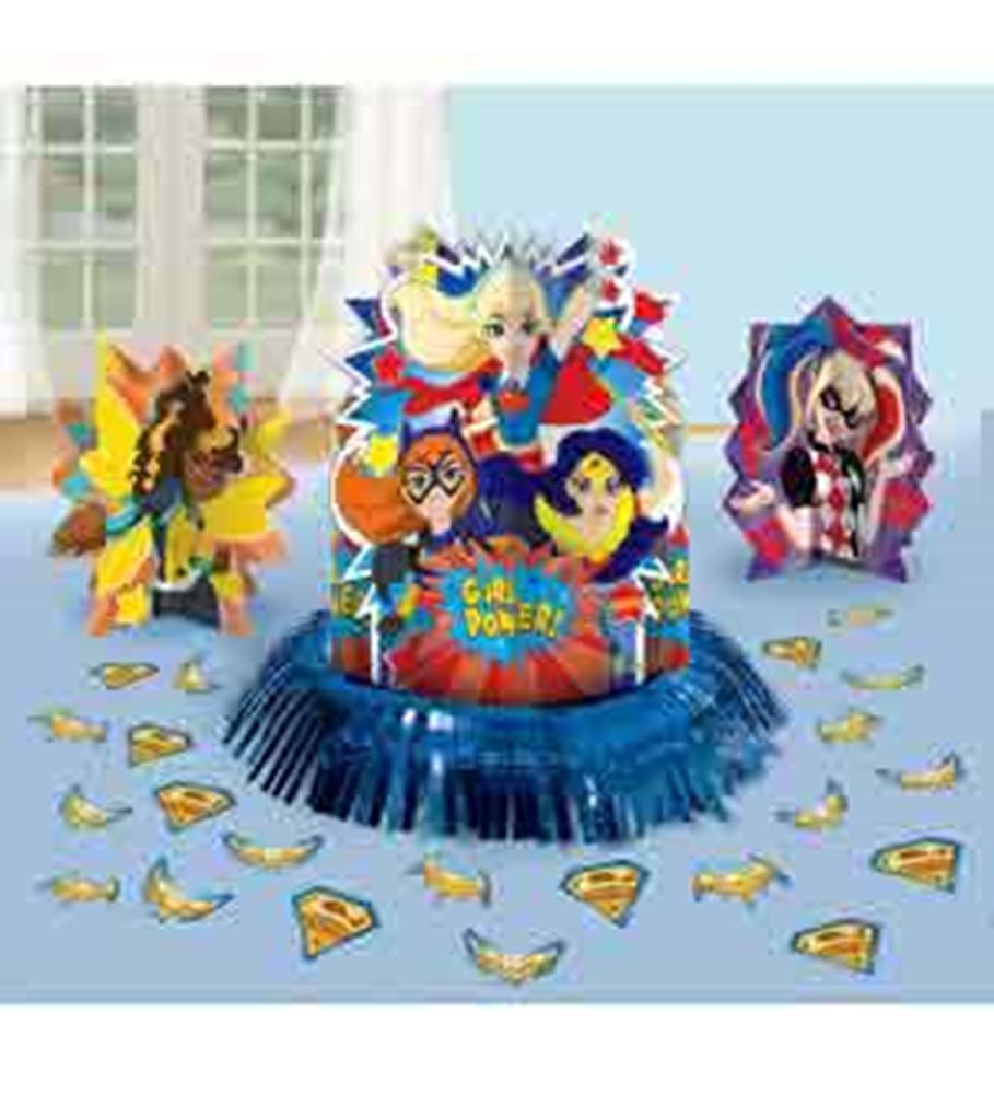 Kit de decoración de mesa DC Super Hero Girls