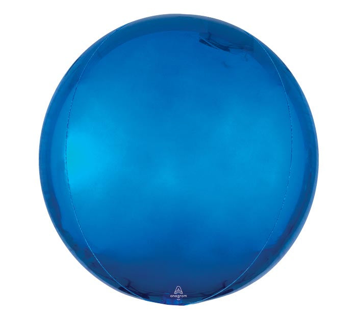 Anagram 16 inch Orbz Blue Foil Balloon 1ct