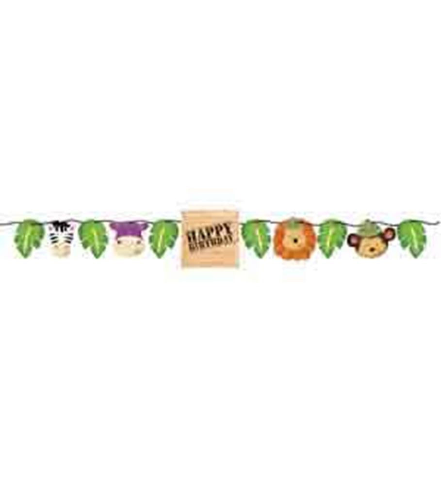 Safari Adventure Circle Ribbon Banner