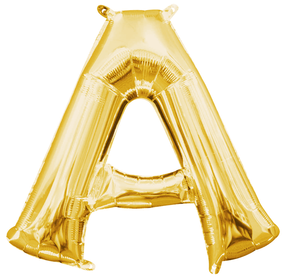 Globo Letra 14in A - Oro