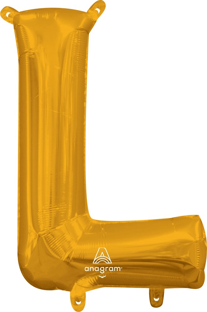 Anagram 16in Balloon Letter L Gold image