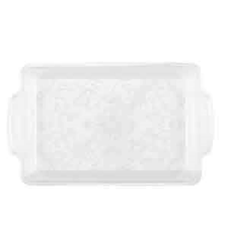 Clear Plastic Serving Tray, 12" x 8"