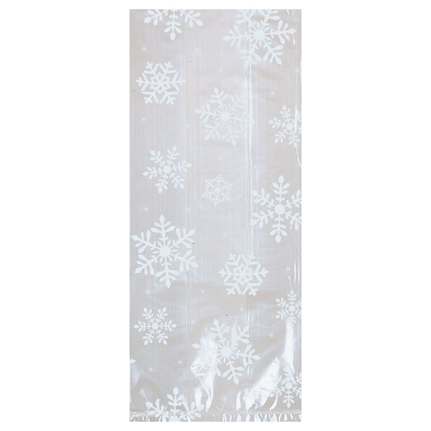 Christmas White Snowflake Small Cello Bag