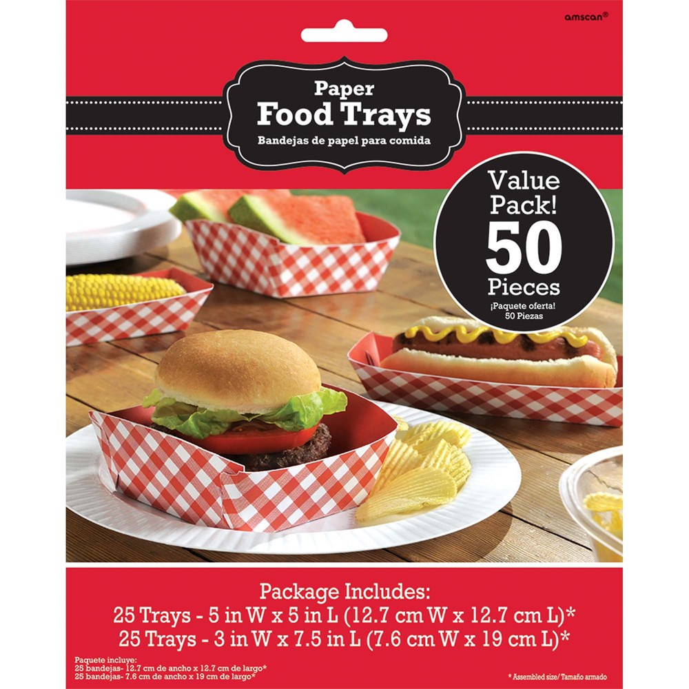 Picnic Party Food Trays 50ct