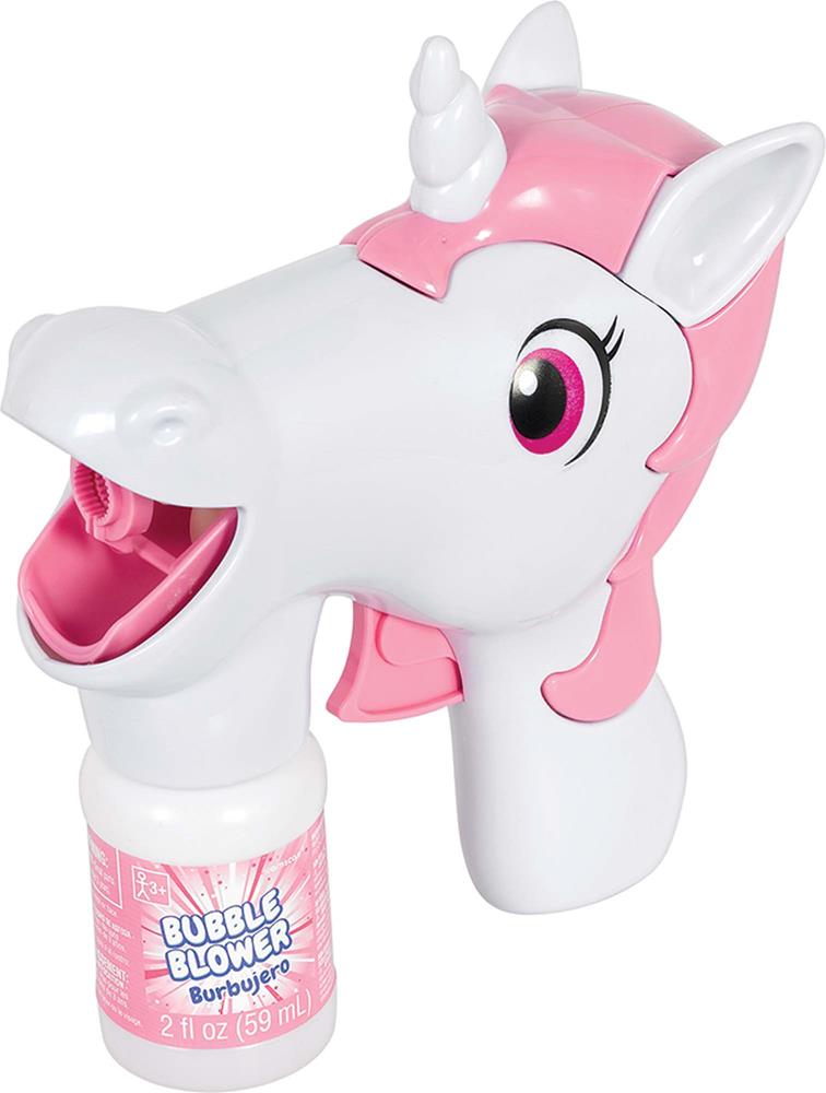 Soplador de burbujas de unicornio