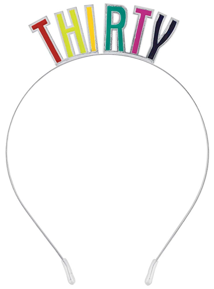 Headband Metal - 30Th 1ct