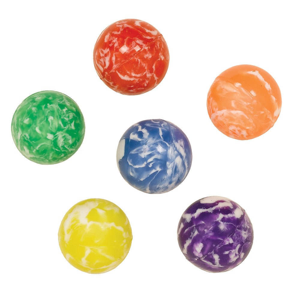 Bounce Ball Hict Marble 6ct