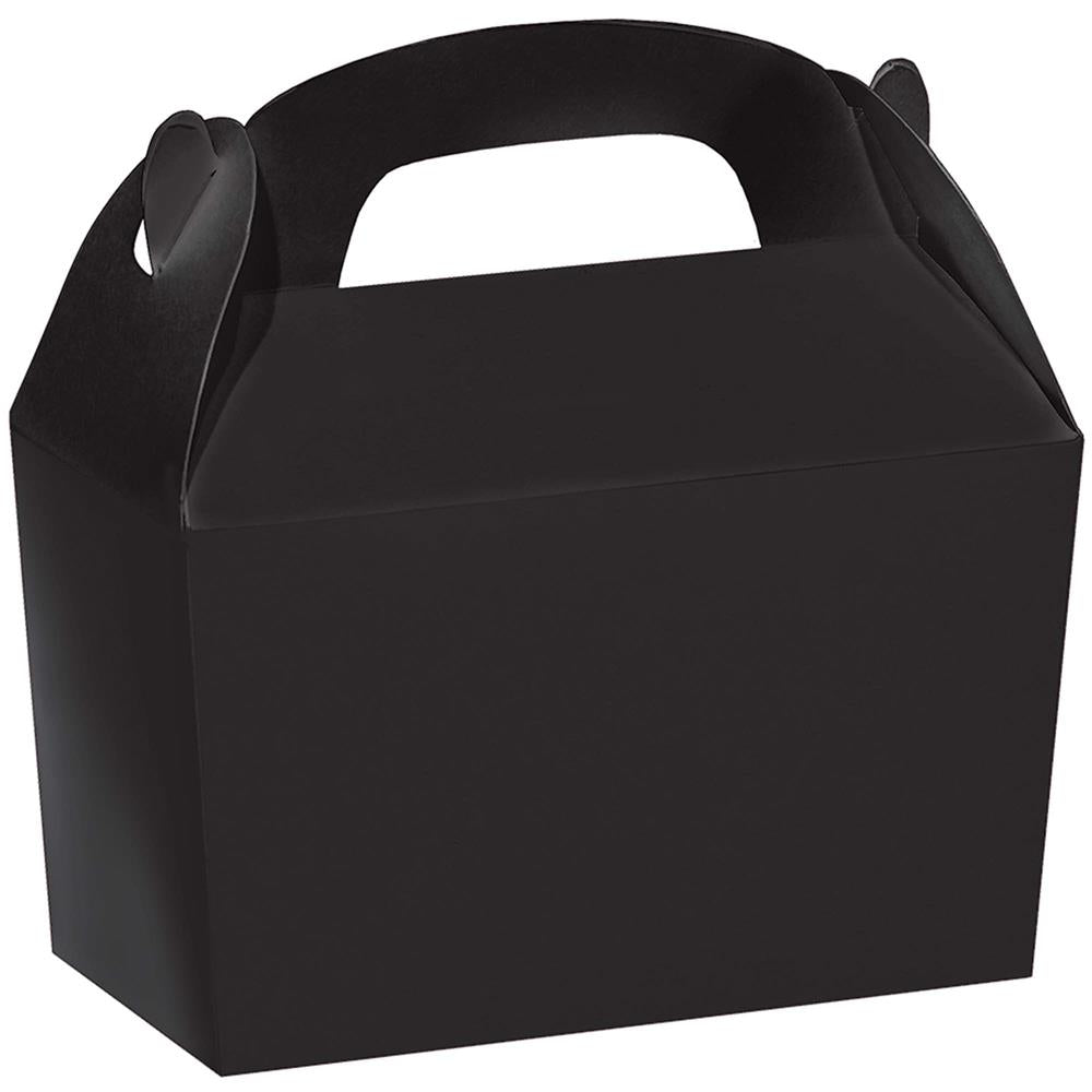 Black matte gable box with handle, compact and foldable design for easy carrying.