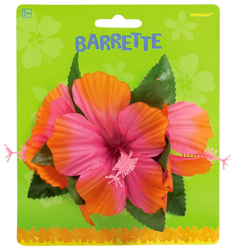Barrette Warm Hibiscusus