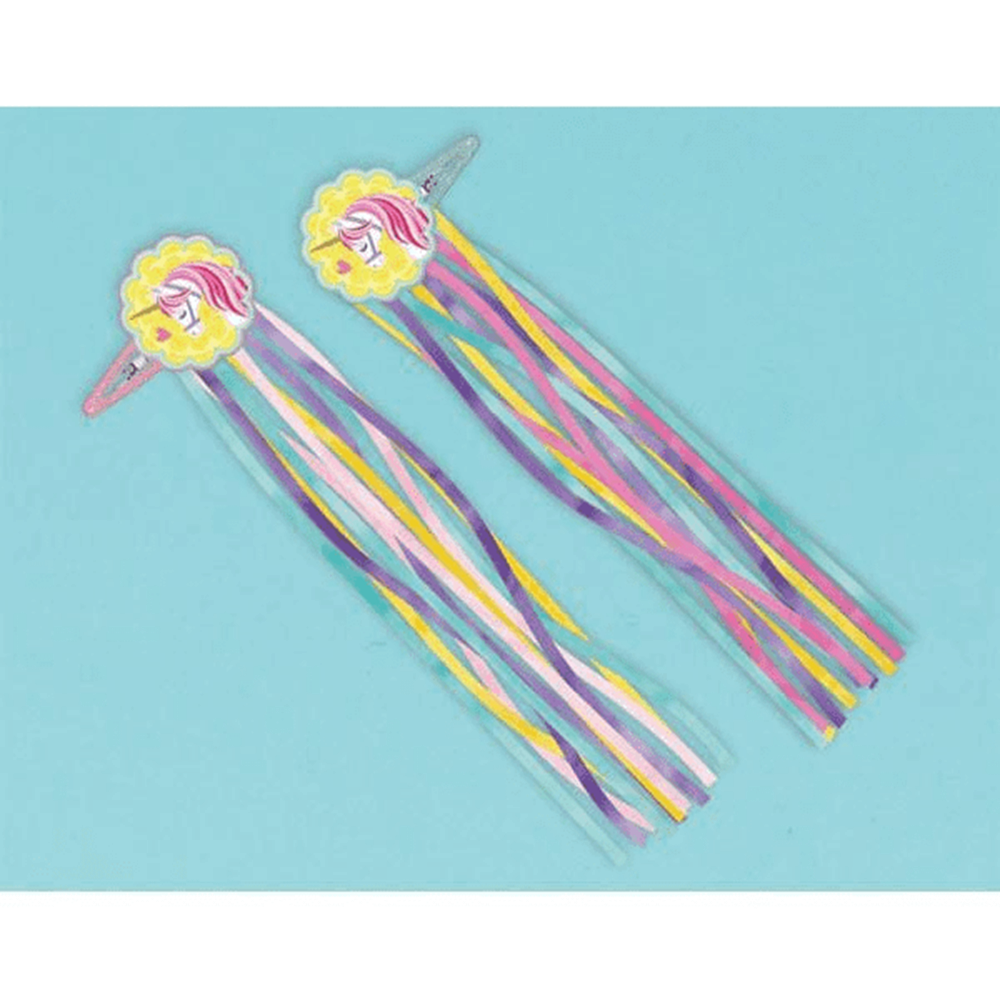 Clip de pelo de unicornio mágico 4ct