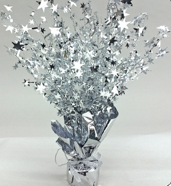 Silver Stars Centerpiece 1ct