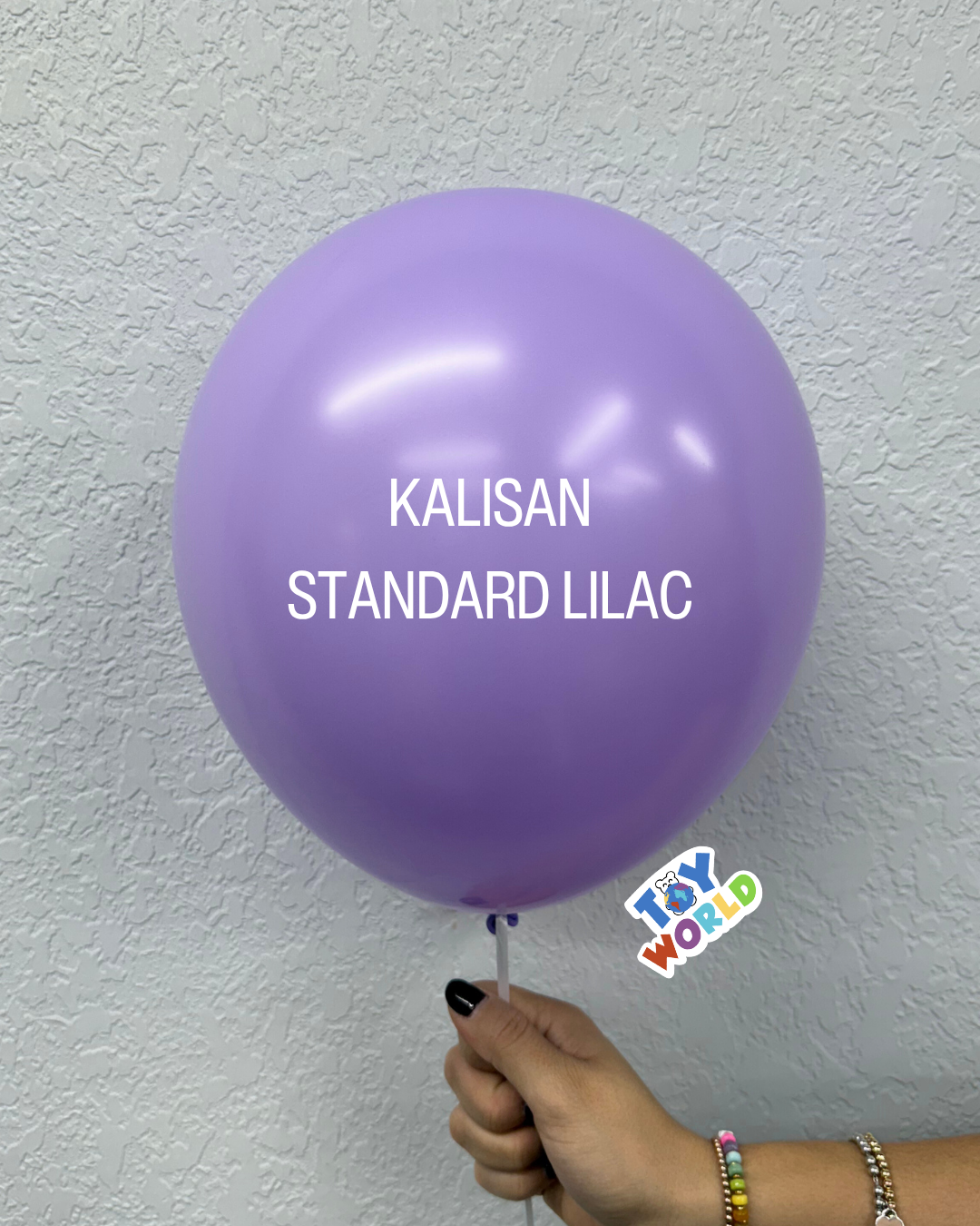 Globos de látex estándar de color lila de Kalisan de 12 pulgadas, 100 unidades