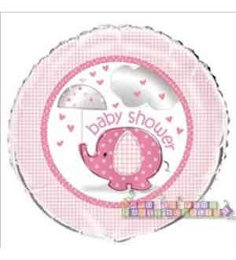 Globo Foil 18in - Umbrellaphants Pink