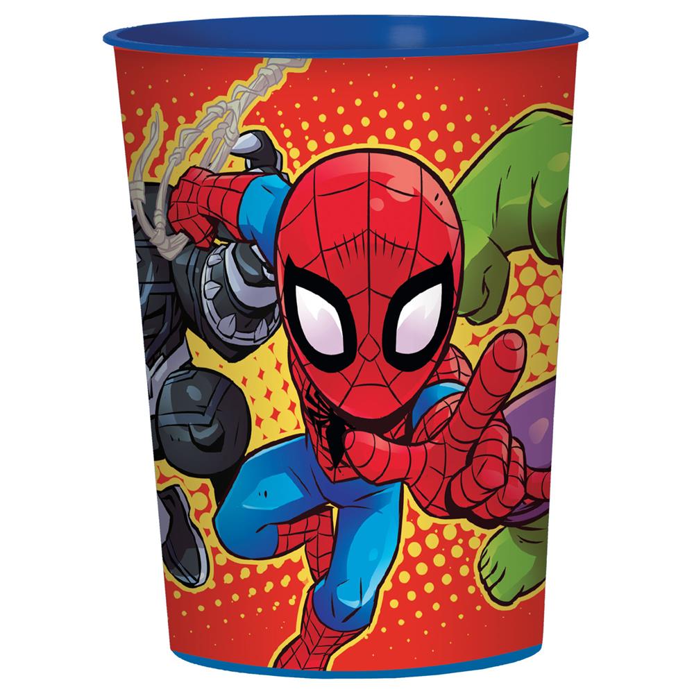 Taza de recuerdo de aventuras de superhéroes de Marvel