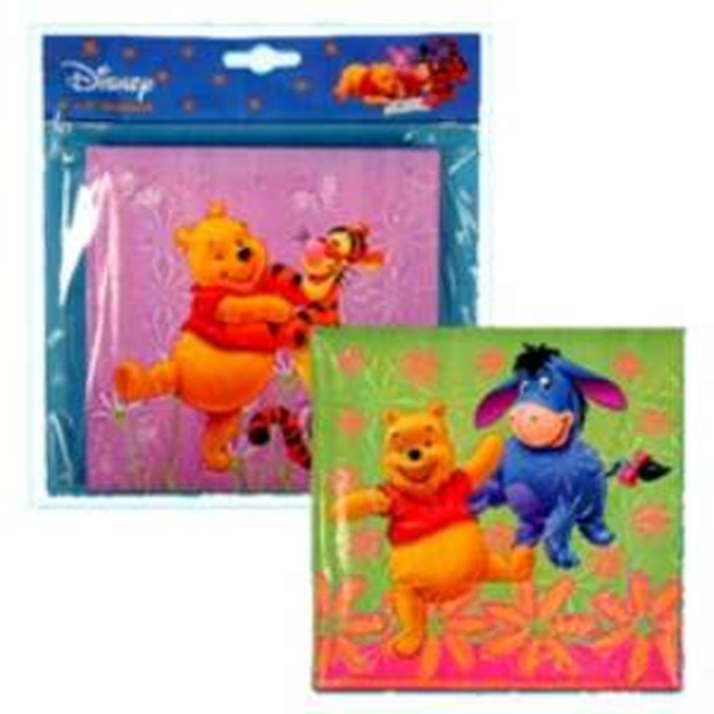 Two 6x6 Pooh journals with colorful covers featuring Winnie the Pooh and friends; one with a purple background and the other