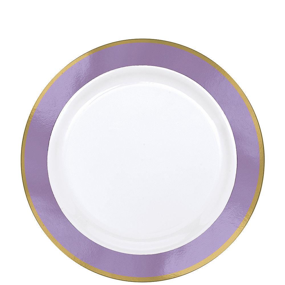 Plato Borde Lavanda 7.5in 10ct