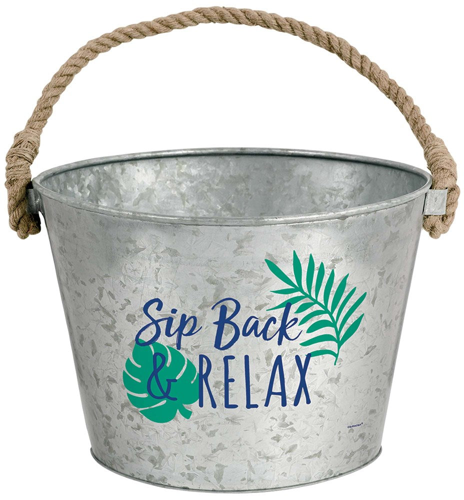 Bucket Galvanized Trpcl Jungle 1ct