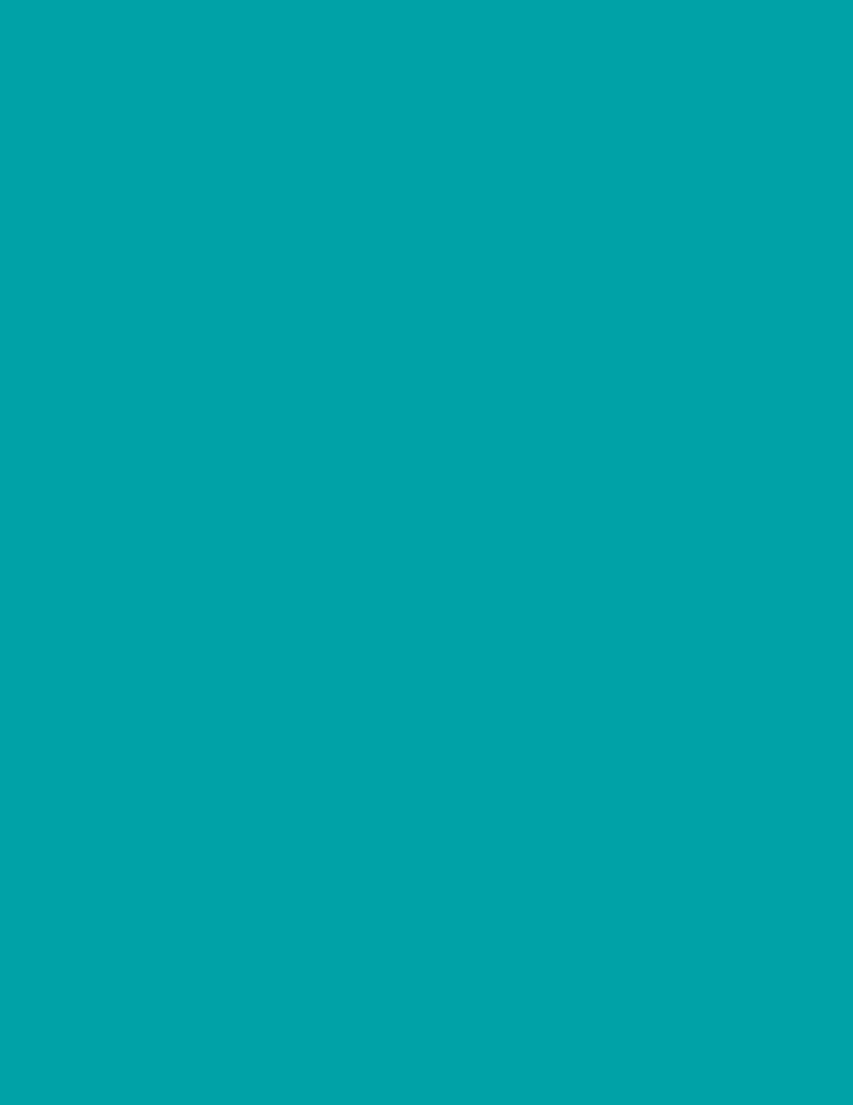 Smooth Caribbean teal wrapping paper sheet with a vibrant solid color finish.