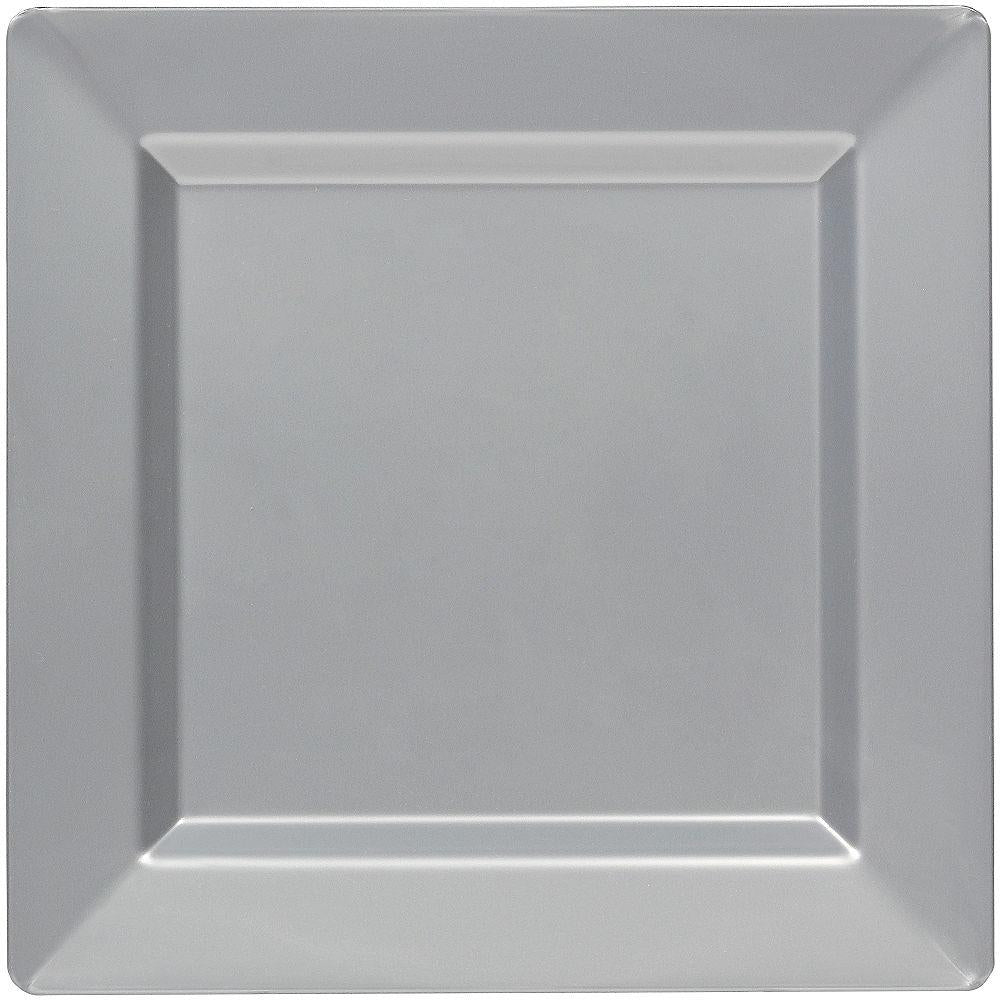 Plateado Cuadrado 10in 10ct